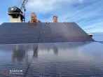 Toiture avec panneaux solaires