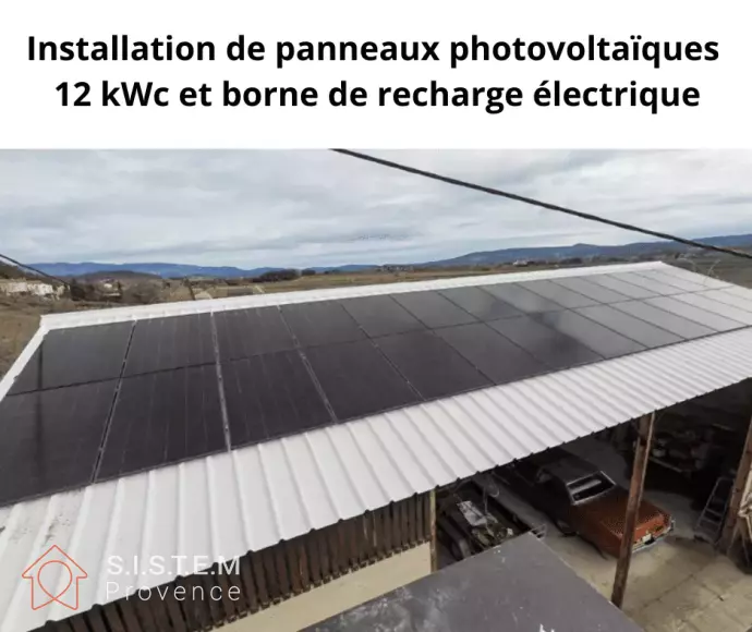 Installation d'une borne de recharge pour véhicules électriques à Pertuis